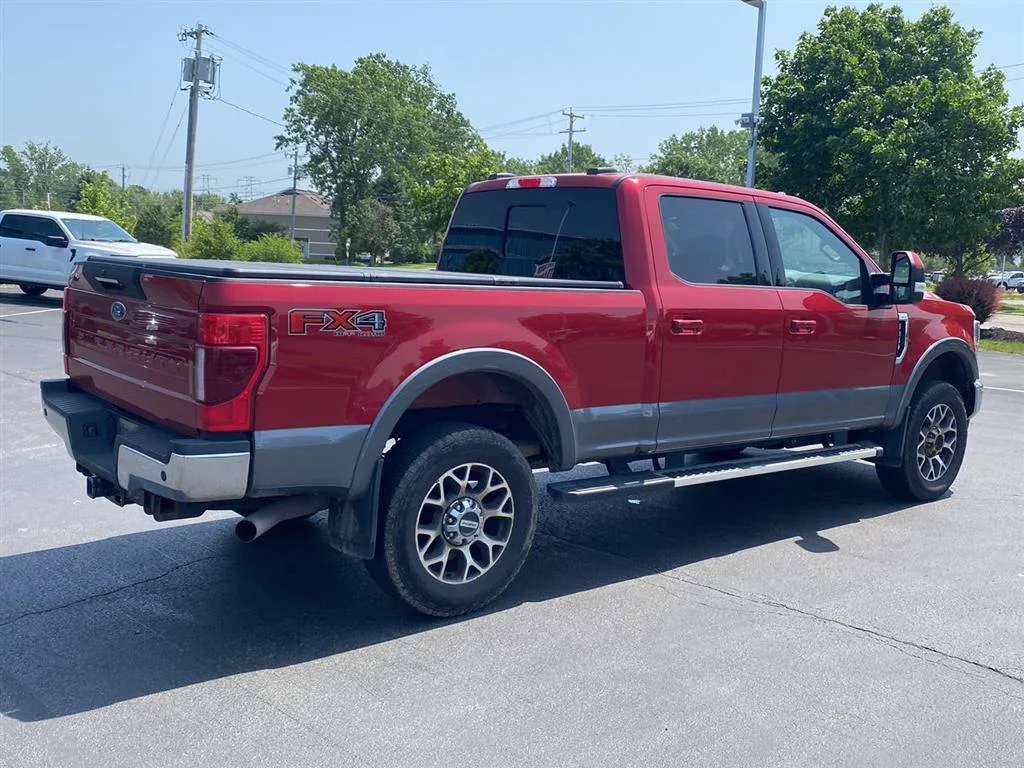 Used 2022 Rapid Red Metallic Tinted Clearcoat Ford LARIAT image 12