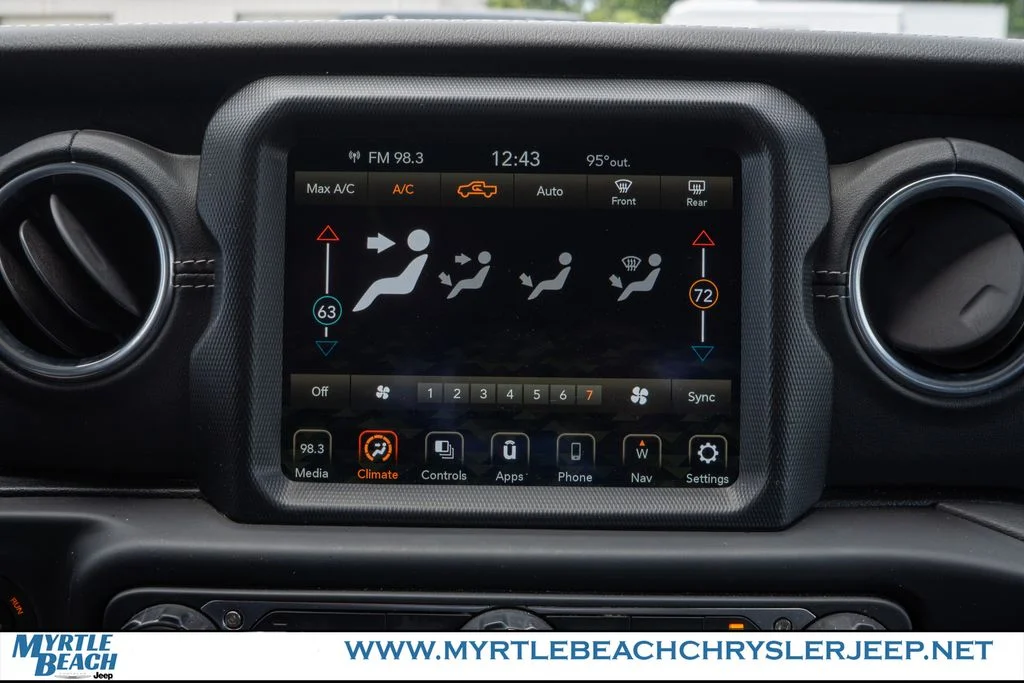 Used 2021 Black Clearcoat Jeep Overland image 22