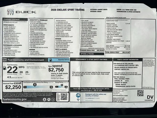 2026 Buick Enclave Sport Touring - Photo 21