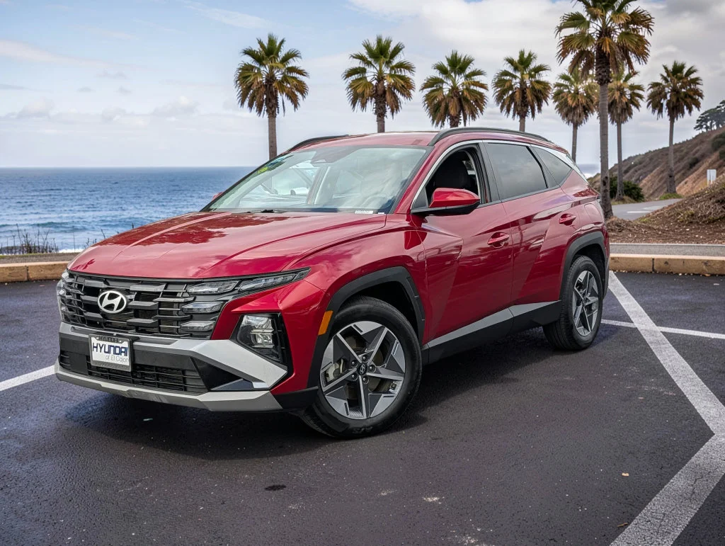 Used 2025 Red Hyundai SEL image 2