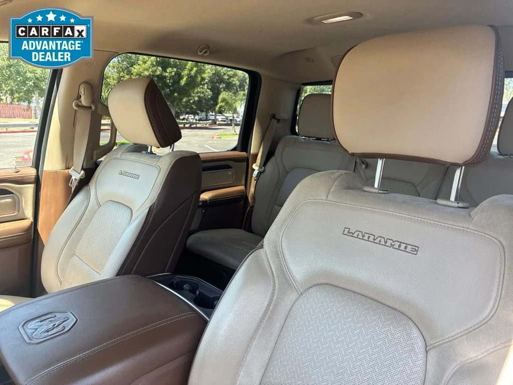 Used 2021 Ivory White Tri-c Ram Laramie image 14