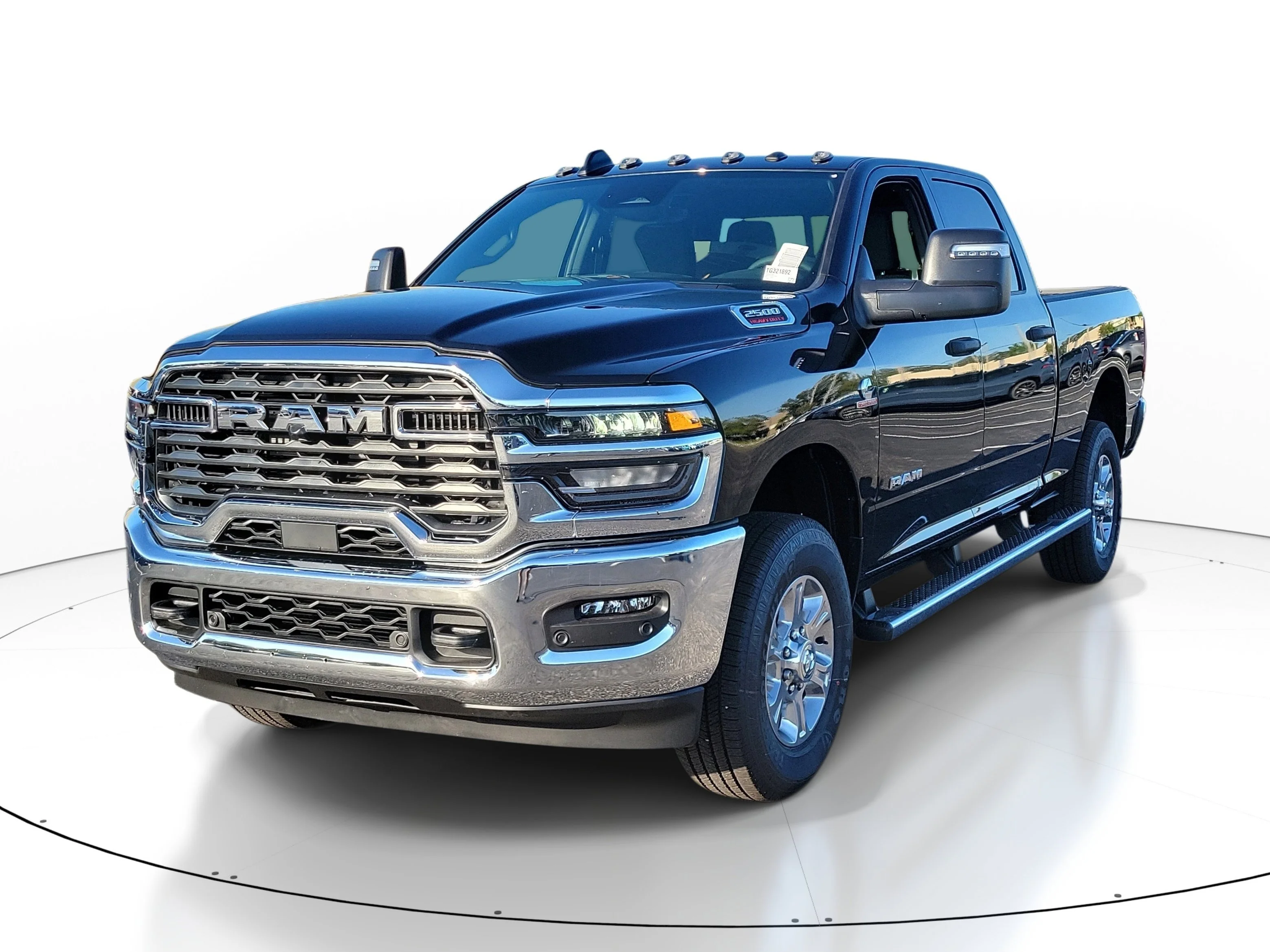 New 2026 Diamond Black Crystal Pearlcoat RAM Big Horn image 3
