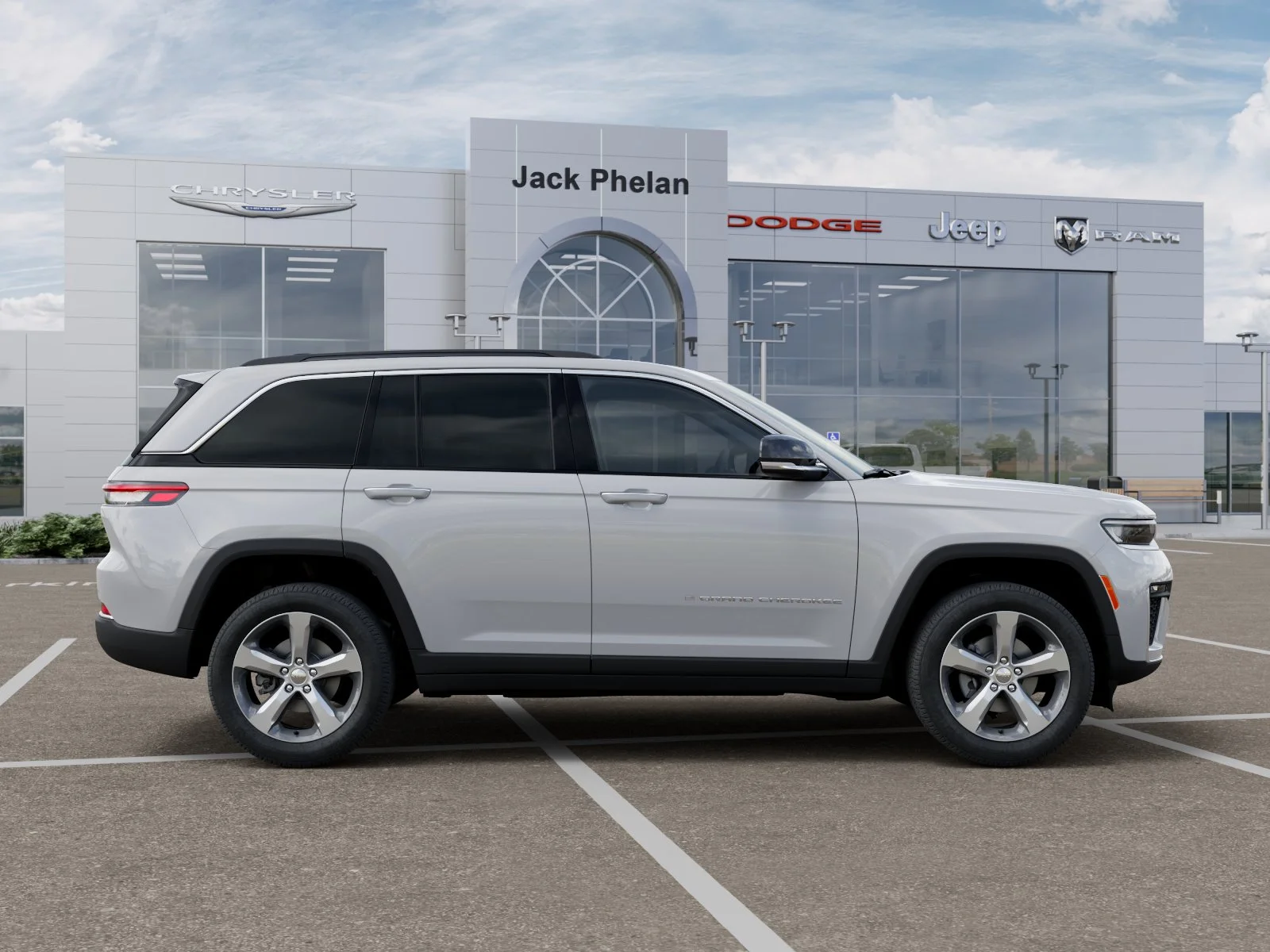 New 2026 Bright White Clear-Coat Exterior Paint Jeep Limited image 47