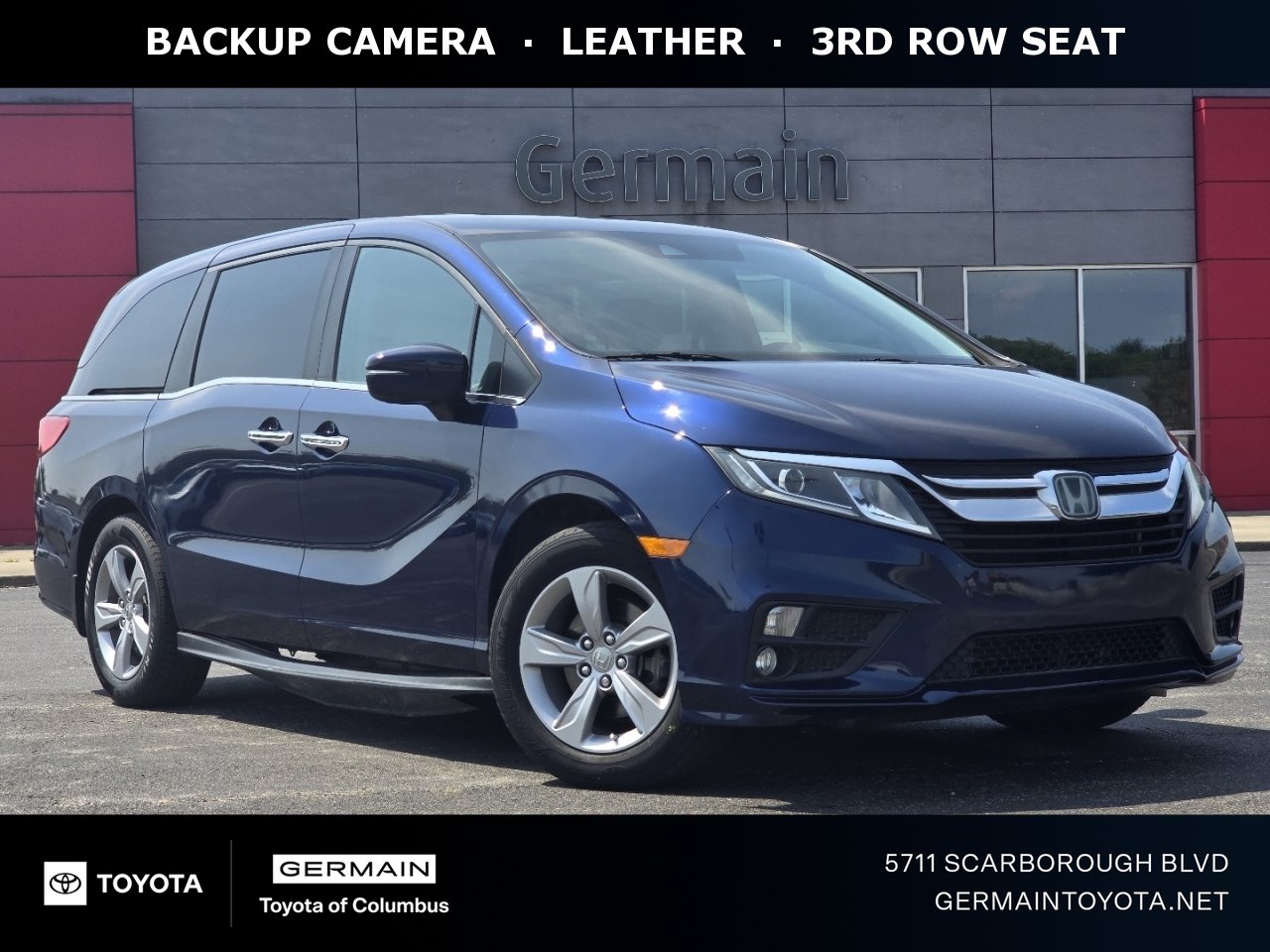 Used 2020 Blue Honda EX-L image 1