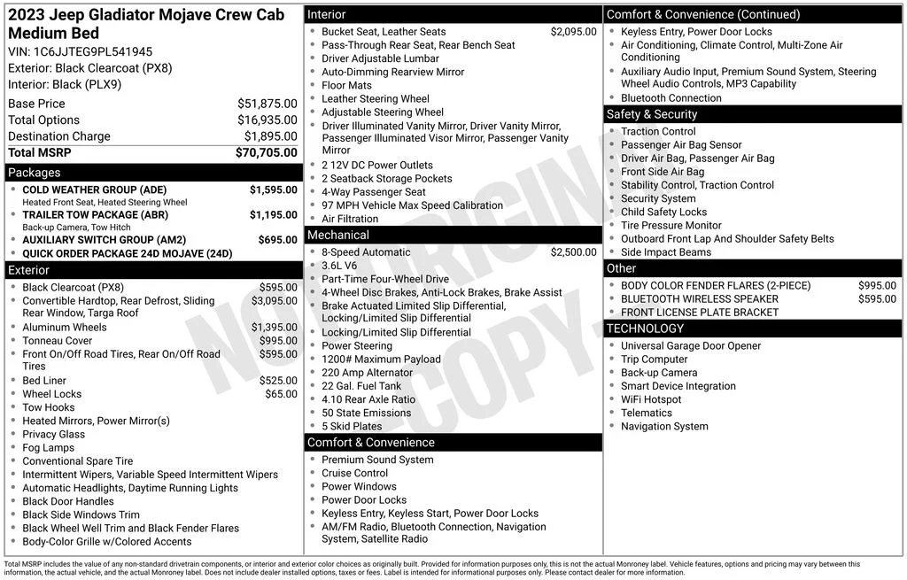 Used 2023 Black Jeep Mojave image 10