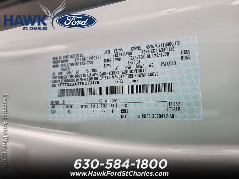 New 2026 Oxford White Ford F-250® XL image 18