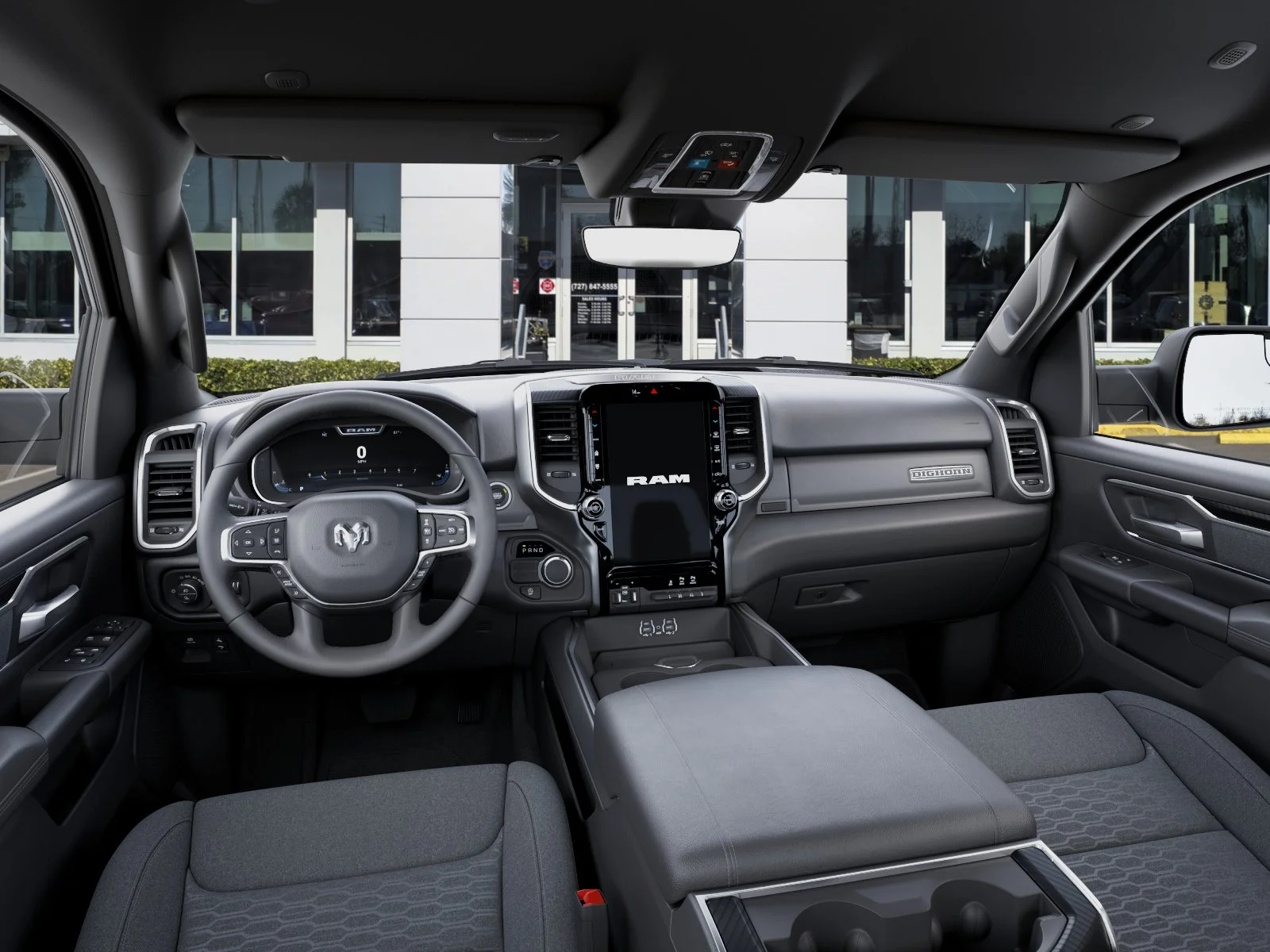 New 2026 Granite Crystal Metallic Clear-Coat Exterior Paint RAM Big Horn/Lone Star image 45