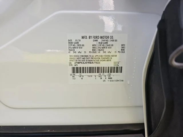 Used 2024 White Ford SEL image 33
