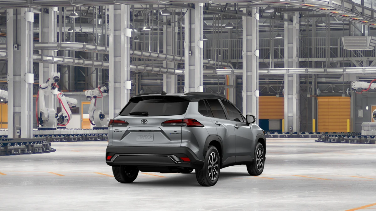 New 2026 Sonic Silver with Jet Black roof Toyota Hybrid SE image 9