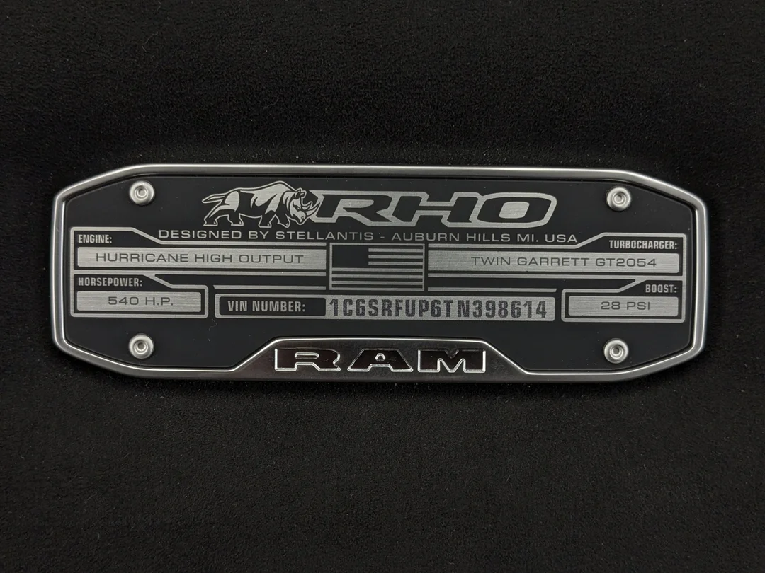 New 2026 Black RAM RHO - - 3.0L Hurricane HO Twin-Turbo - Level 1 Equip Grp - 19-Spkr HK Audio - Vented Seats & More! image 31