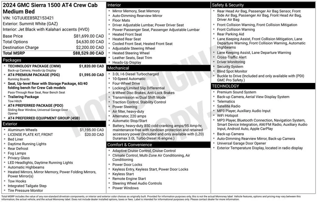 2024 GMC Sierra 1500