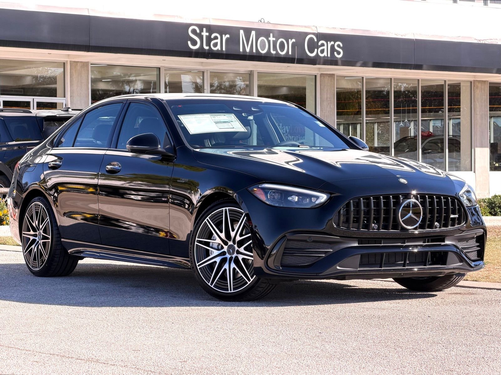 New 2026 Black Mercedes-Benz AMG® C 43 4MATIC® Sedan image 1