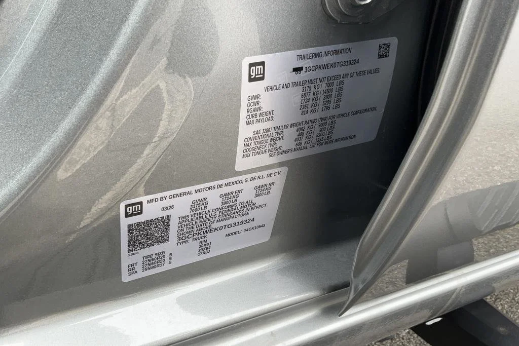 New 2026 Chevrolet Silverado 1500 RST 4D Crew Cab