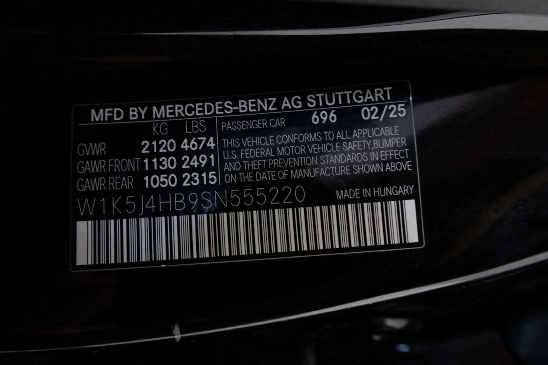 Used 2025 Black Mercedes-Benz 4MATIC® image 47