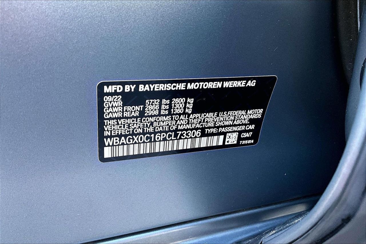 Used 2023 Frozen Pure Grey Metallic BMW xDrive image 21