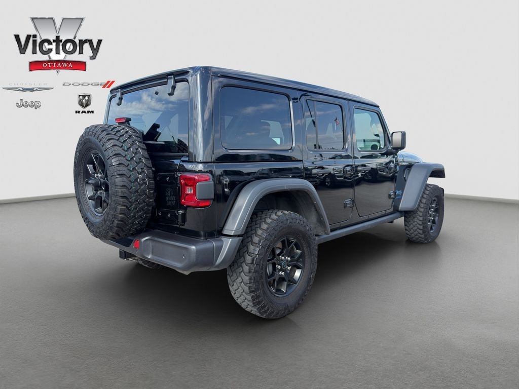 Used 2024 Black Jeep Willys 4xe image 6