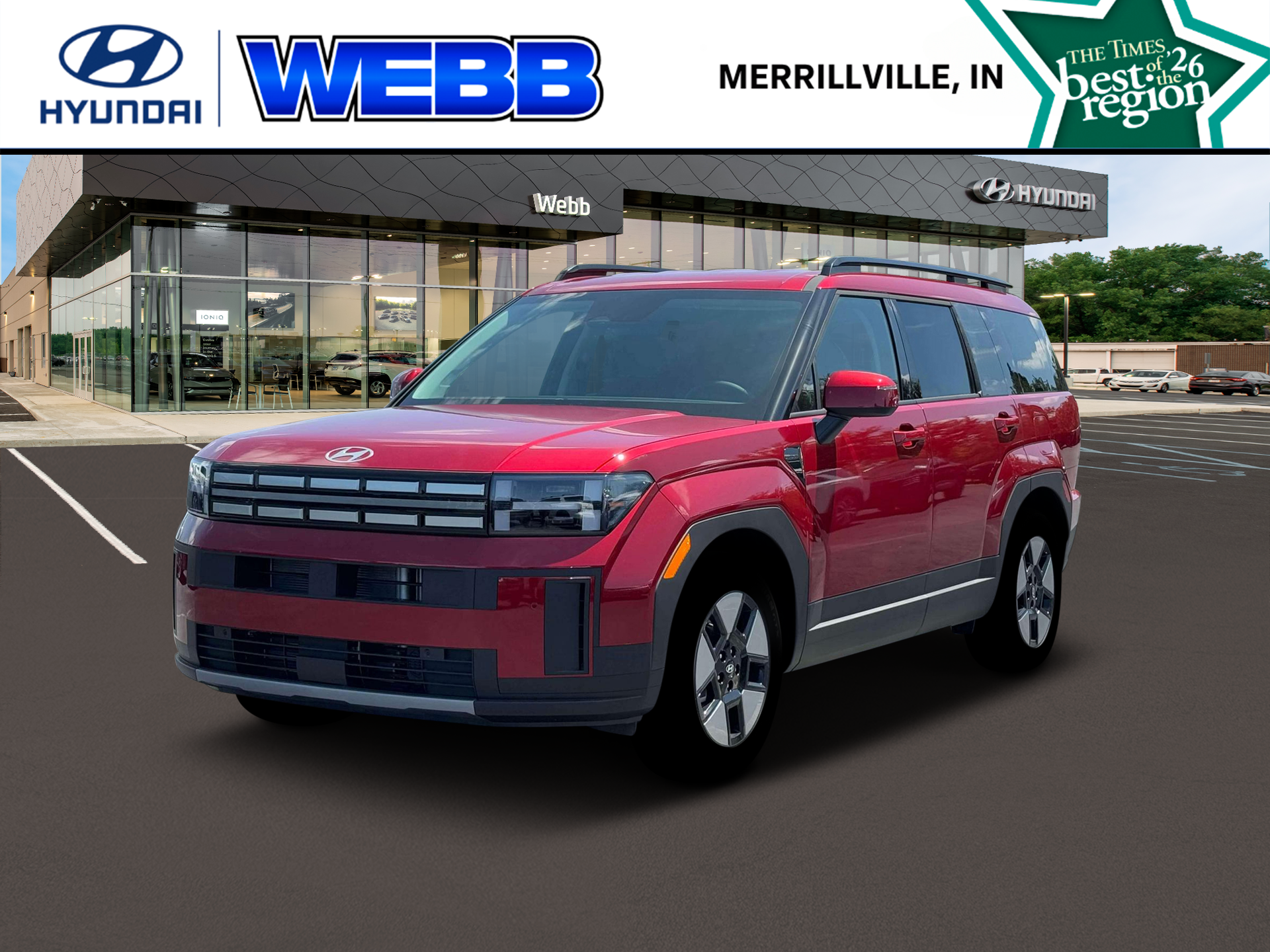 New 2026 Red Hyundai SEL image 1