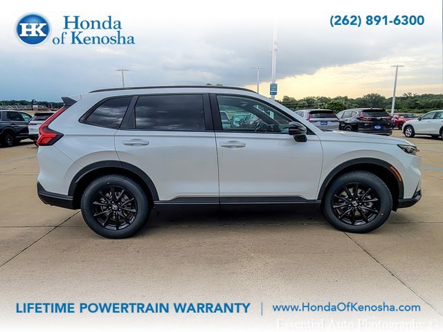 New 2027 Platinum White Pearl Honda Sport-L Hybrid AWD image 4
