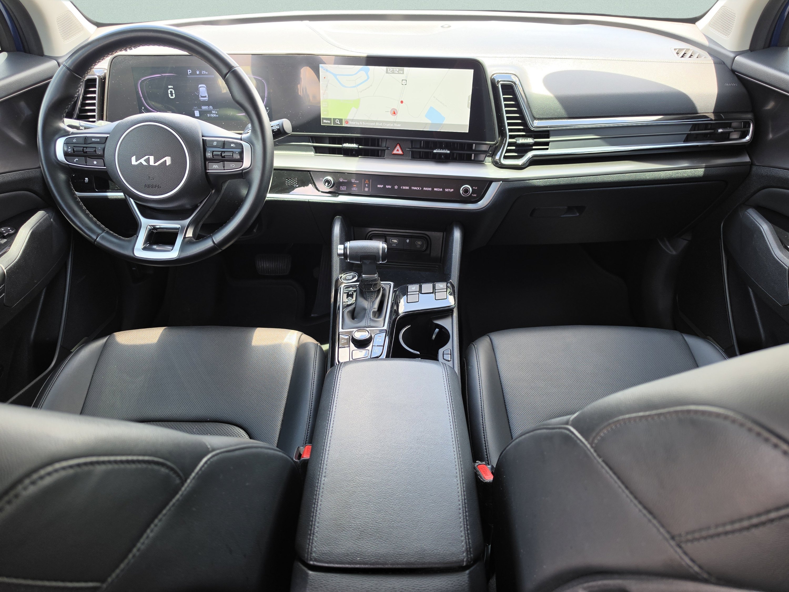 Used 2023 Sapphire Blue Kia EX image 17