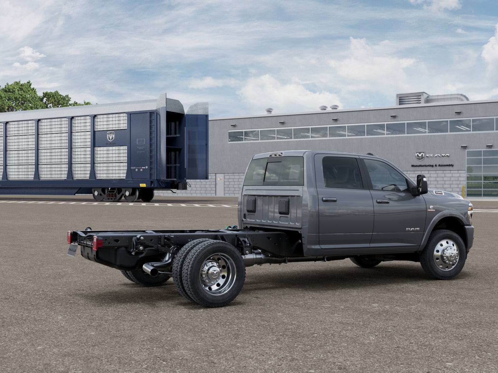 New 2026 Ceramic Gray Clearcoat RAM Big Horn image 2