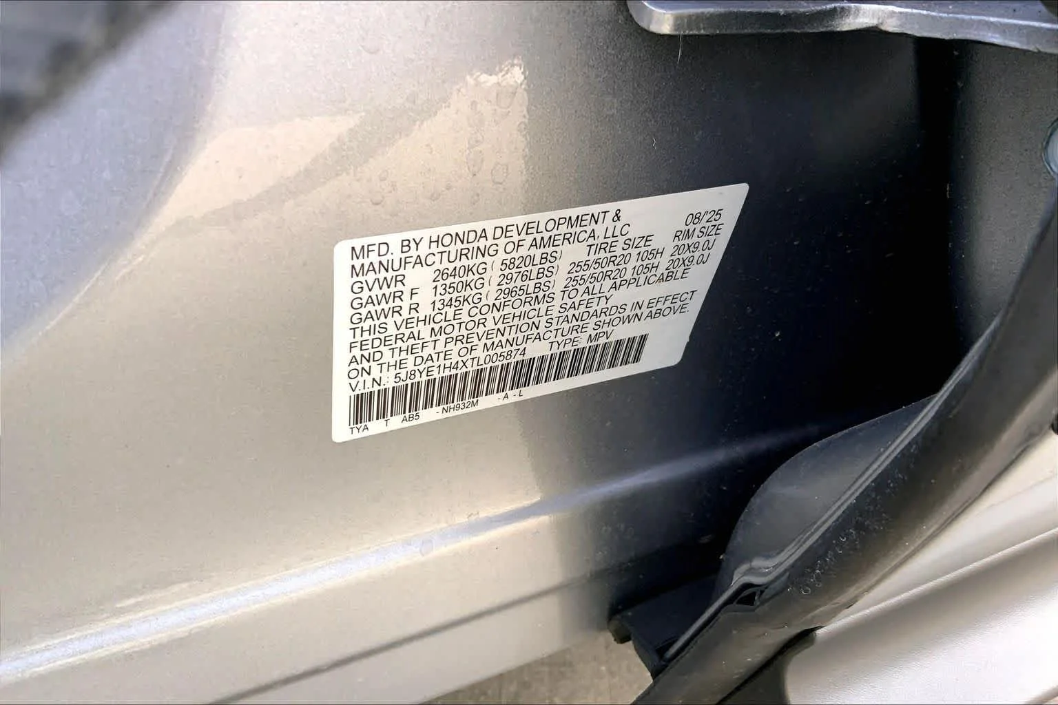 Used 2026 Solar Silver Metallic Acura w/Technology Package image 33