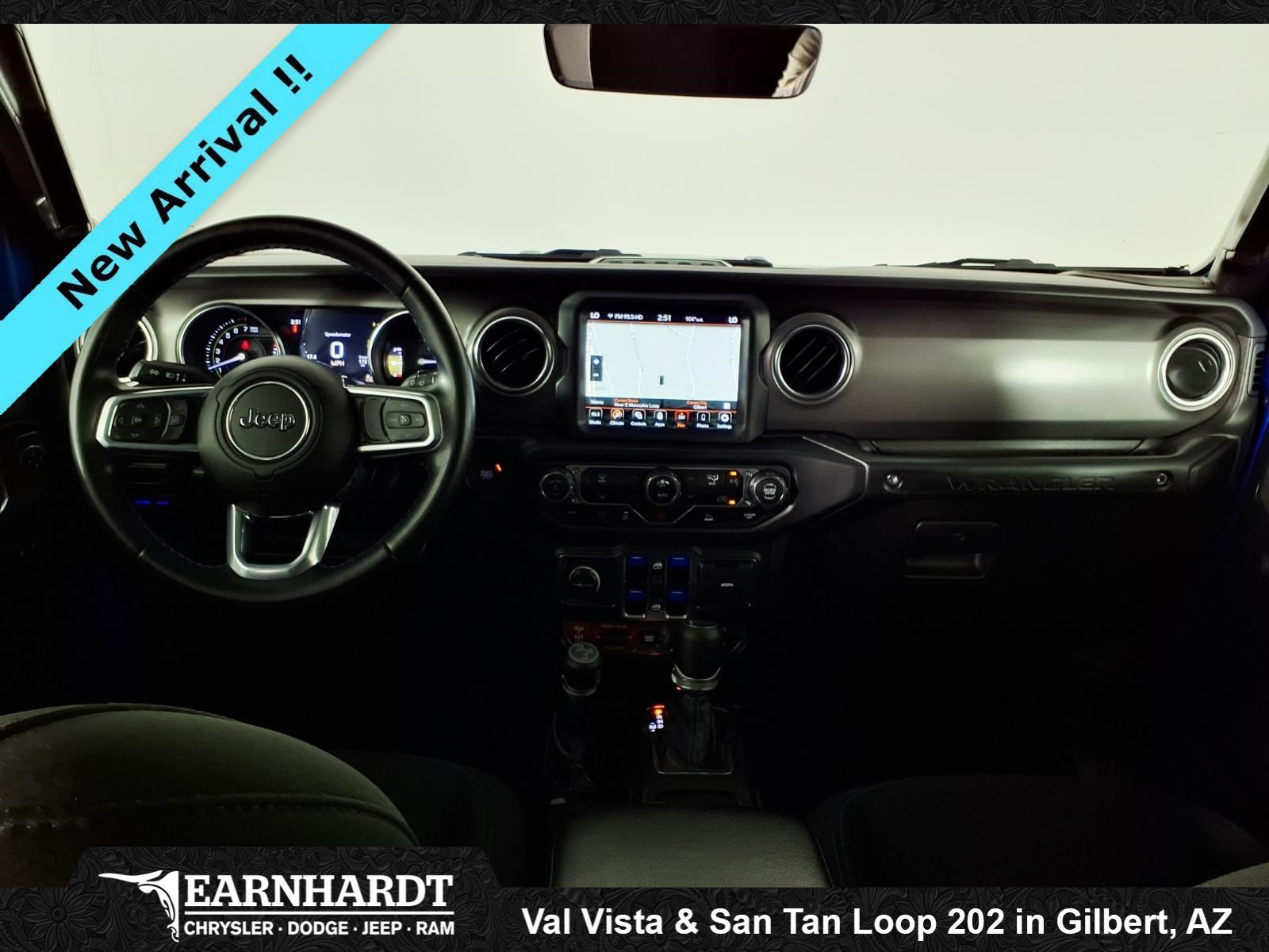 Used 2021 Hydro Blue Pearlcoat Jeep Unlimited Rubicon image 14