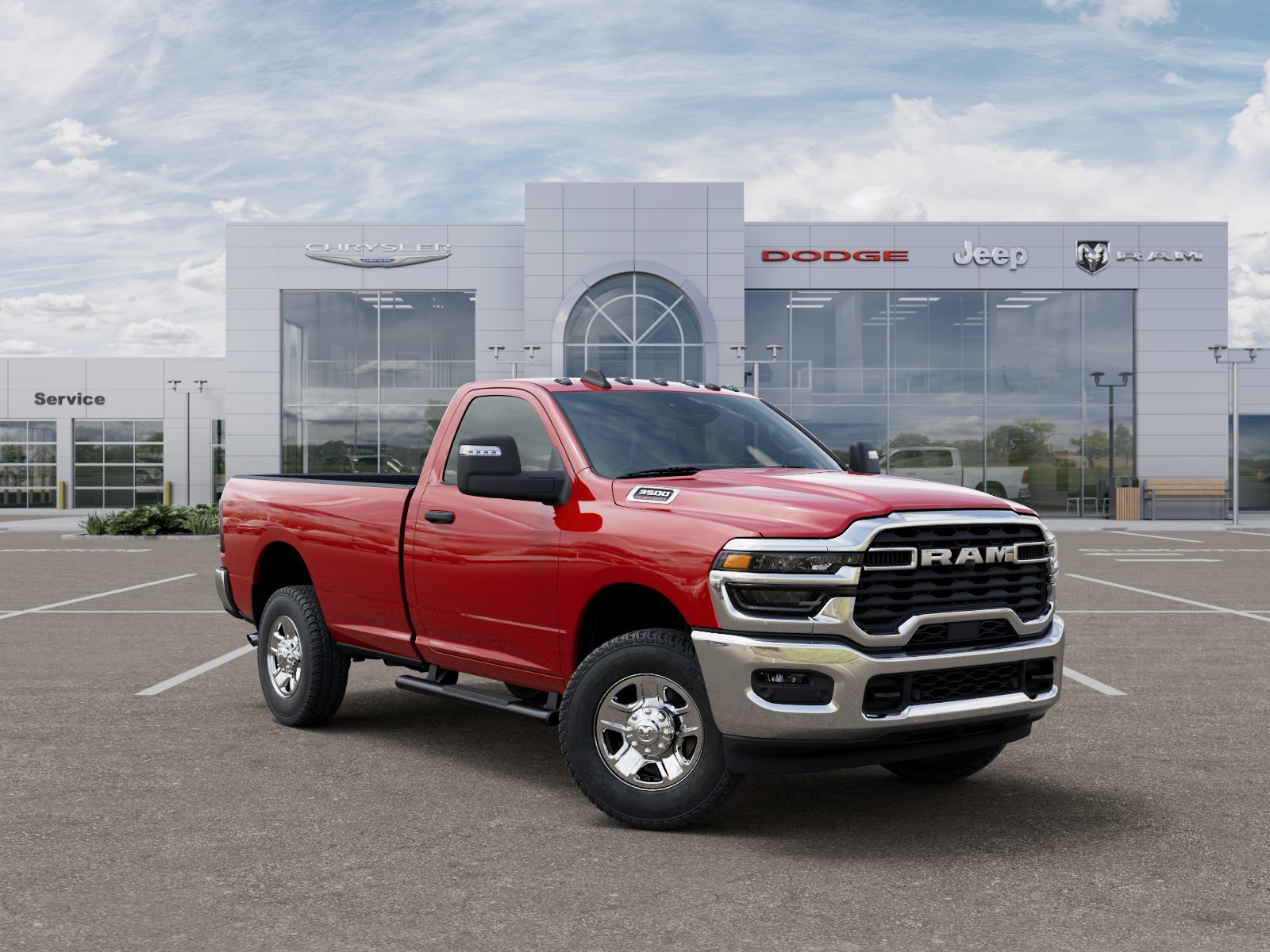 New 2026 Flame Red Clear-Coat Exterior Paint RAM Tradesman image 22