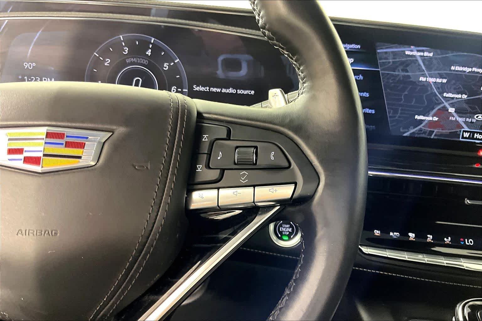 Used 2024 Black Diamond Tricoat Cadillac AWD V-Series image 23