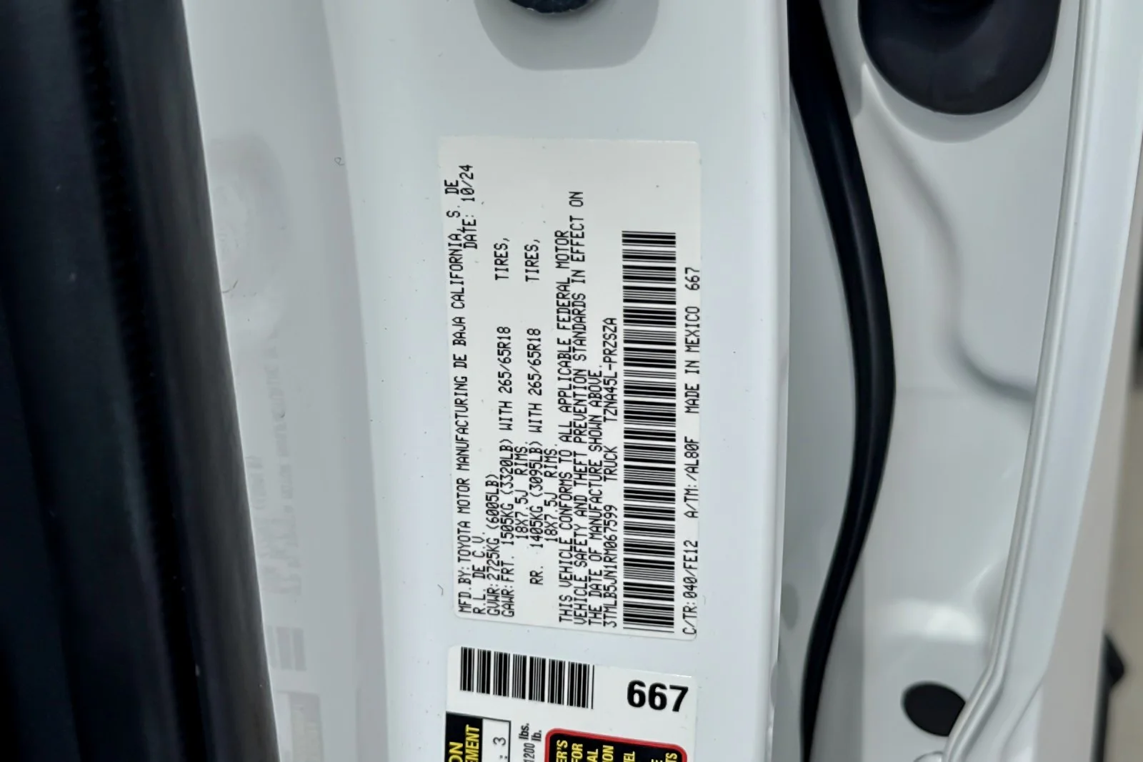 Certified Used 2024 Ice Cap Toyota TRD Sport image 26