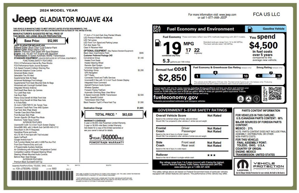 Used 2024 Black Jeep Mojave image 3