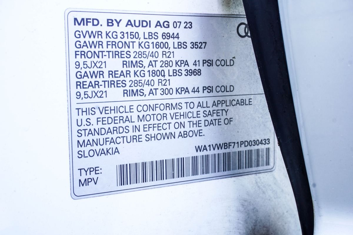 Used 2023 White Audi Prestige image 42