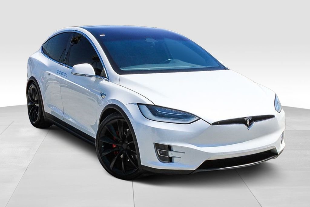 Used 2019 Pearl White Multi-Coat Tesla P100D image 2