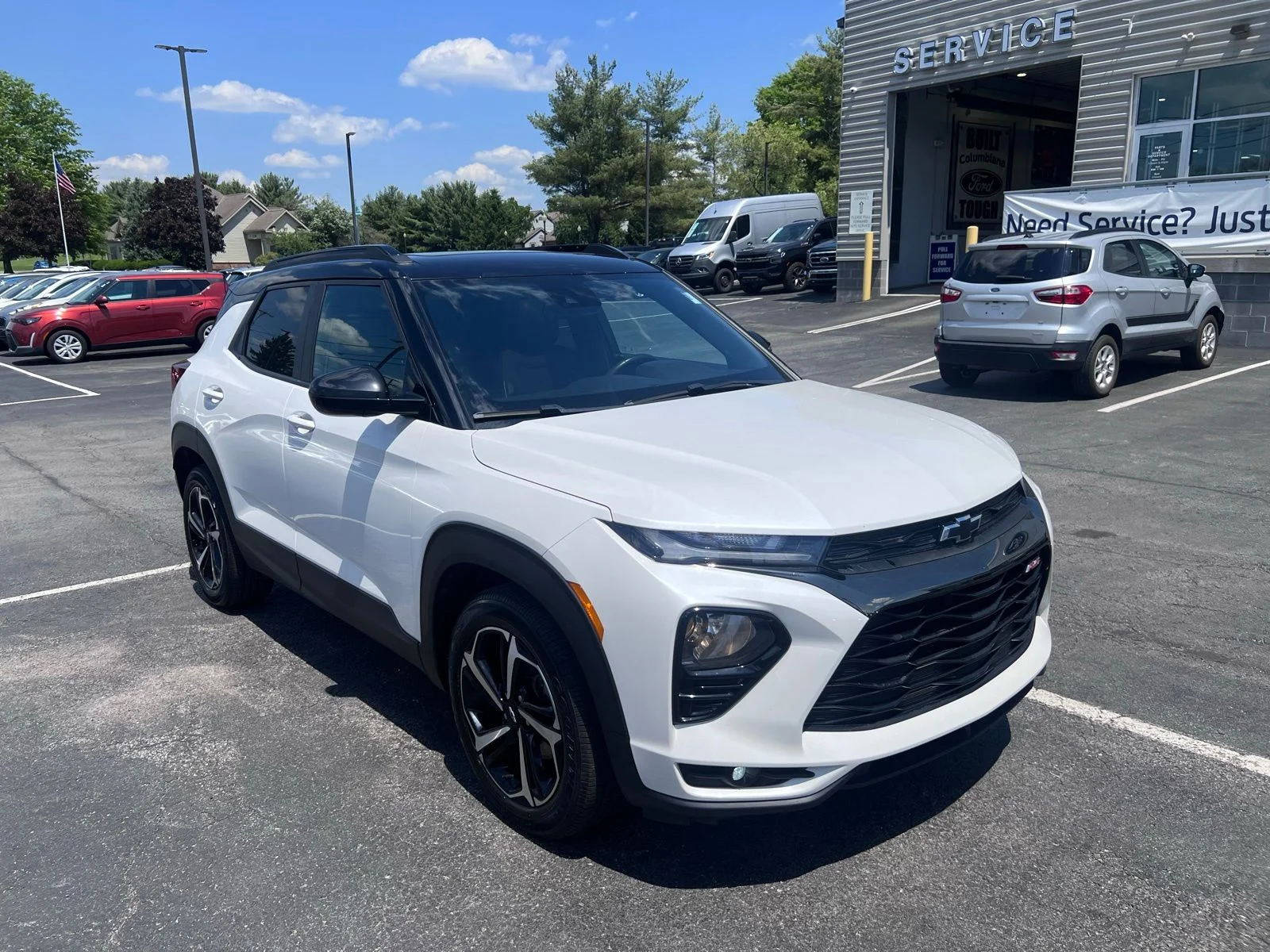 Used 2021 Iridescent Pearl Tricoat Chevrolet RS image 8