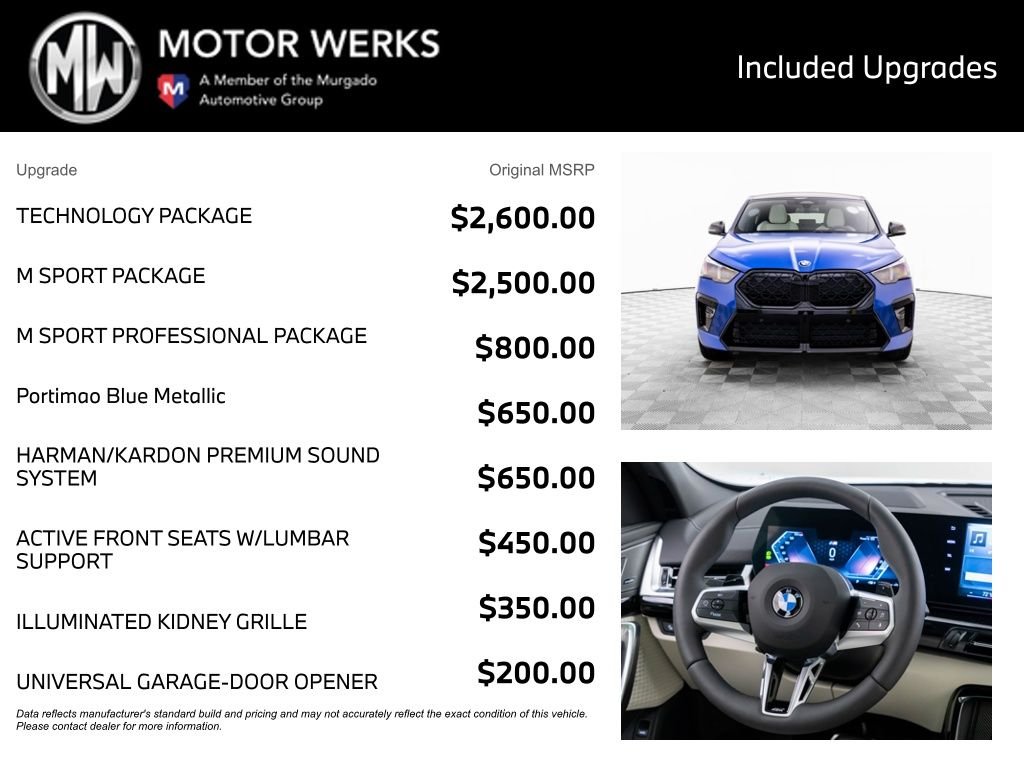 New 2026 Portimao Blue Metallic BMW xDrive28i image 4