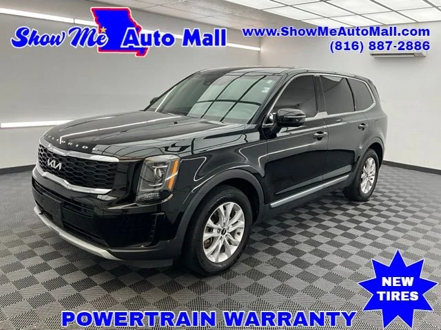 Used 2022 Black Kia LX image 1
