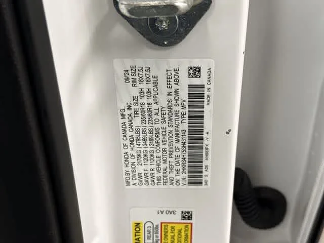 Certified Used 2025 Platinum White Pearl Honda EX-L image 14