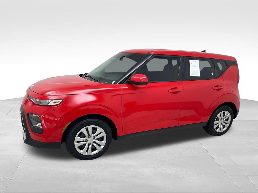 Used 2021 Red Kia LX image 2