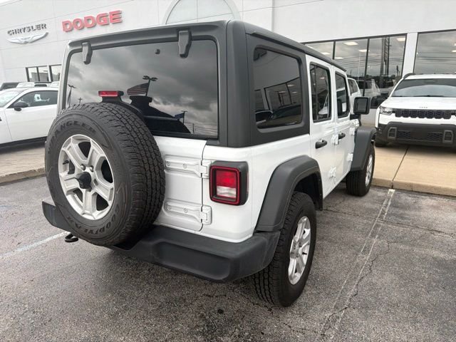 Used 2022 White Jeep Unlimited Sport S image 5