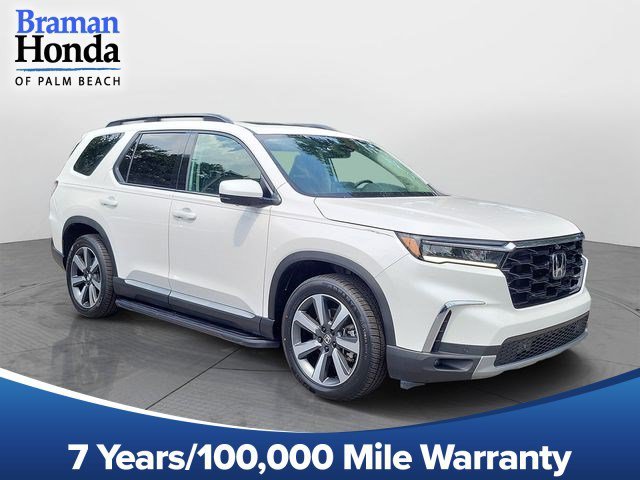Certified Used 2025 Platinum White Pearl Honda AWD Elite image 1