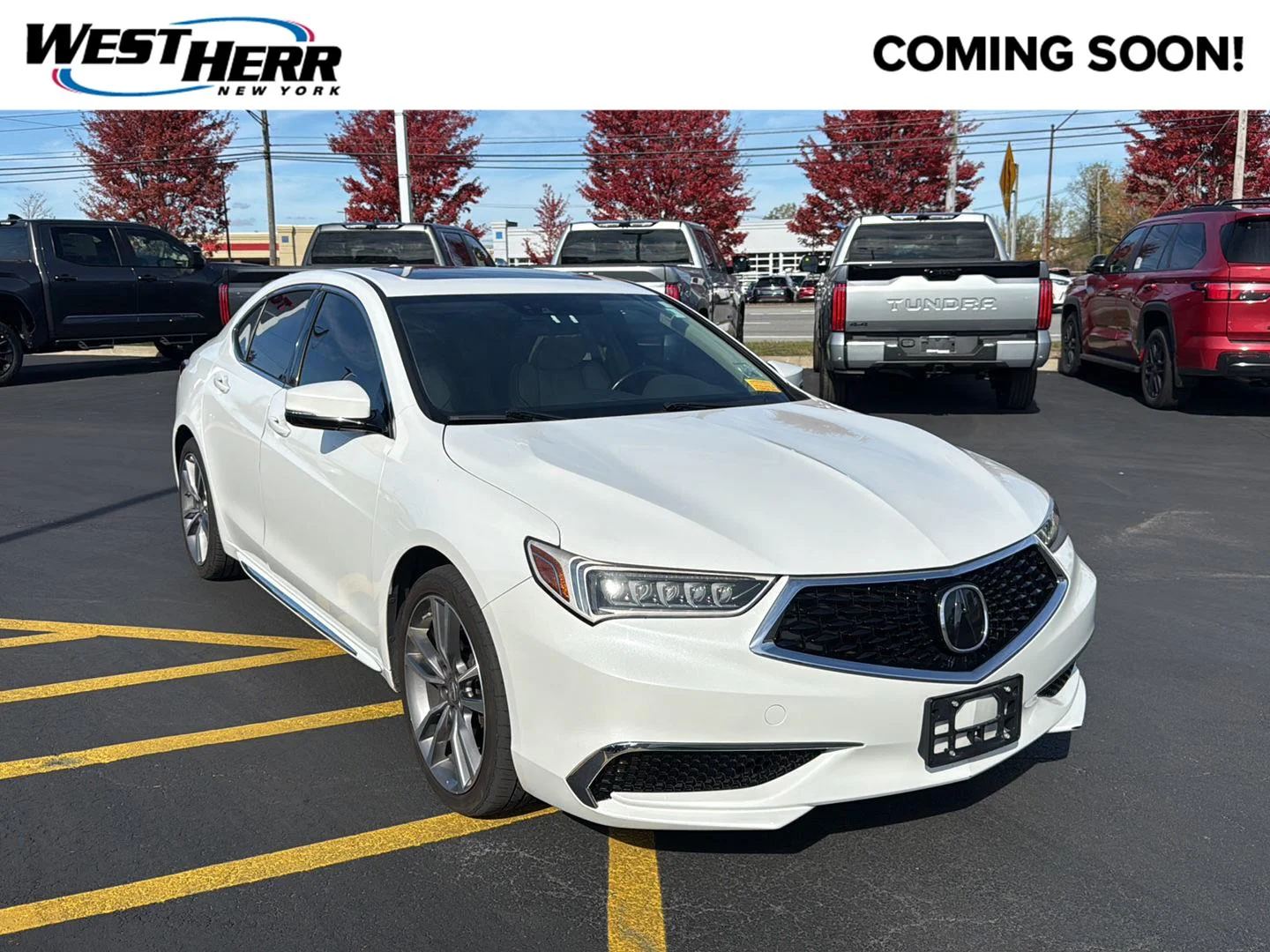Used 2020 Platinum White Pearl Acura SH-AWD V6 w/Tech image 1