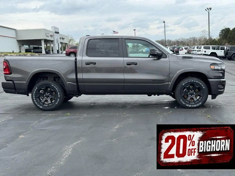 New 2026 Granite Crystal Metallic Clear-Coat Exterior Paint RAM Big Horn/Lone Star image 2