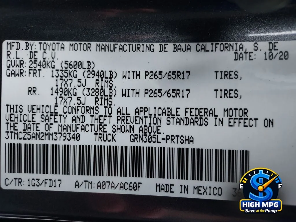Used 2021 Gray Toyota TRD Sport image 35