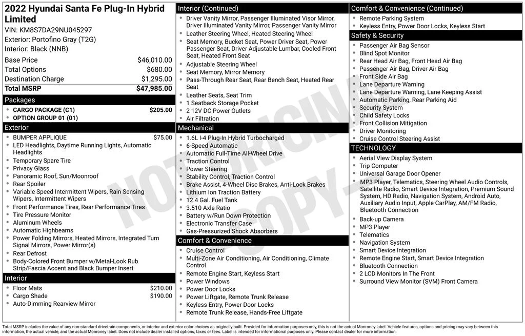 Used 2022 Gray Hyundai Limited image 17