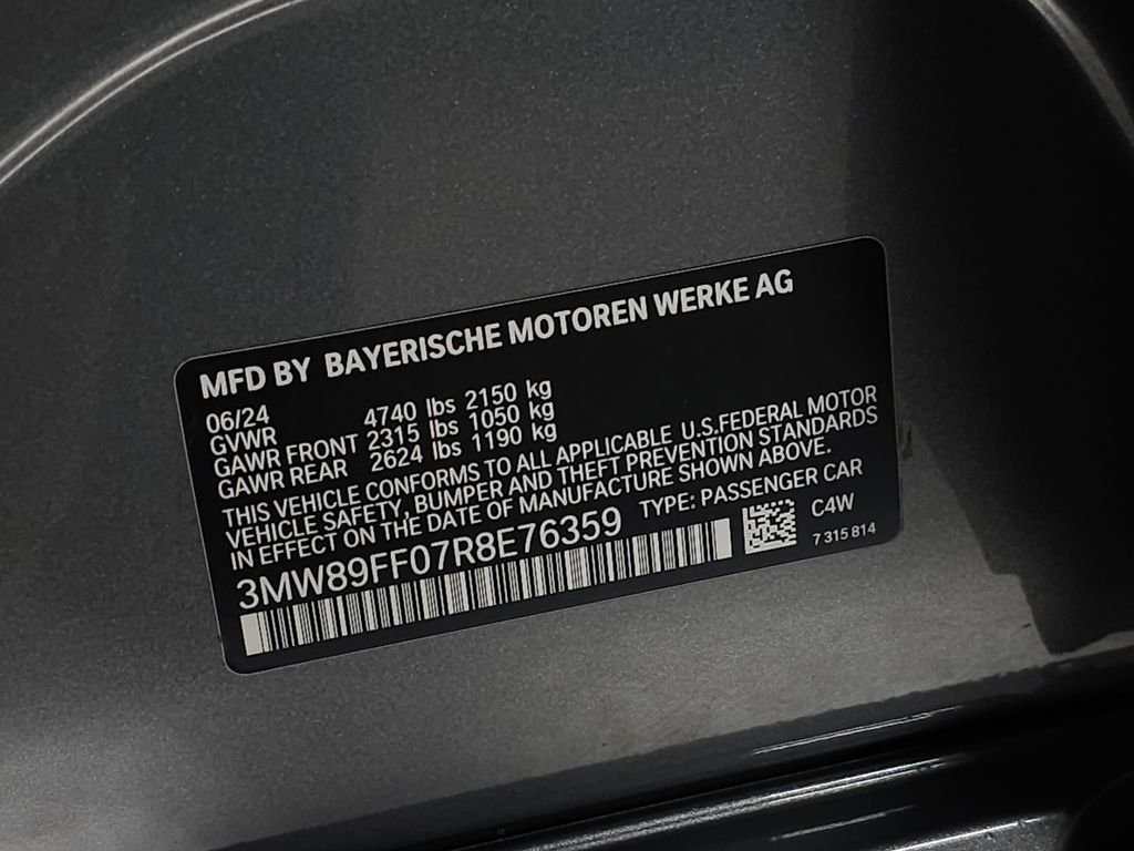 Used 2024 Gray Metallic BMW 330i xDrive image 35