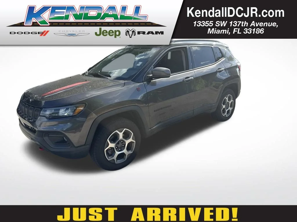 Used 2022 Gray Jeep Trailhawk image 1