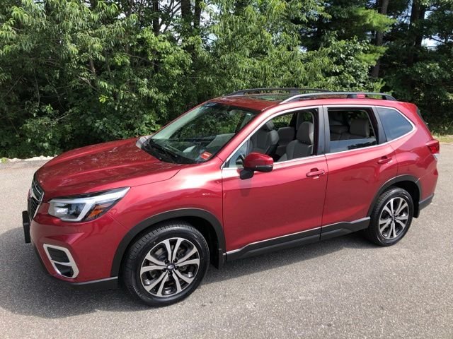 Used 2021 Crimson Red Pearl Subaru Limited image 39