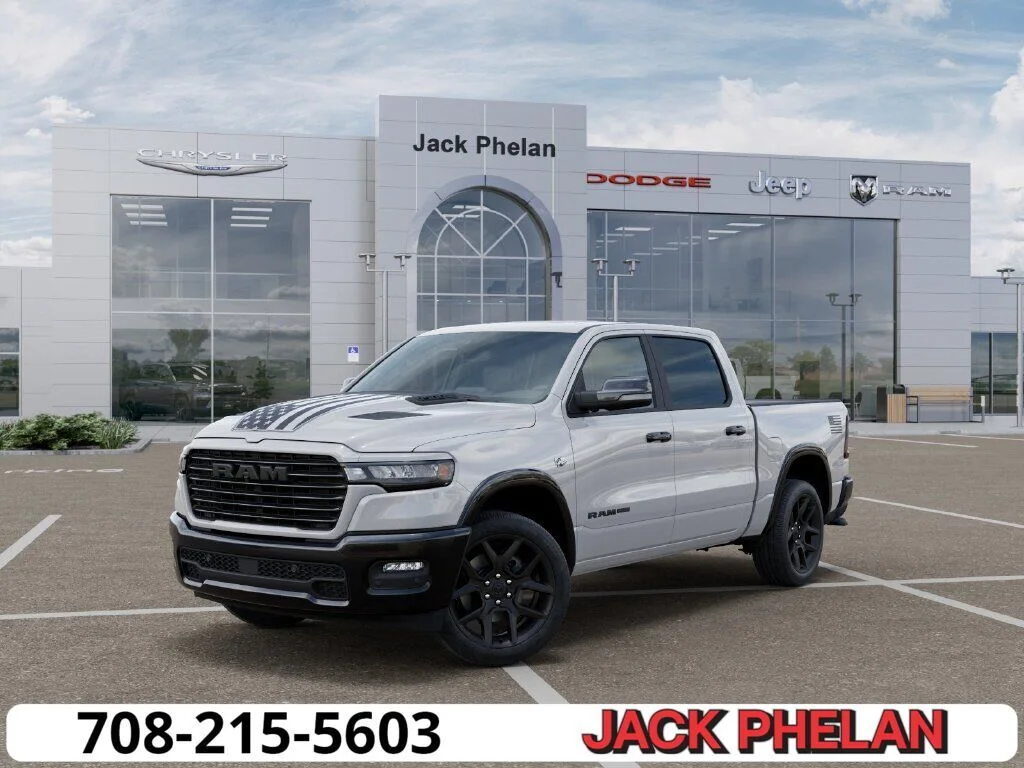 New 2026 Bright White Clear-Coat Exterior Paint RAM Laramie image 1