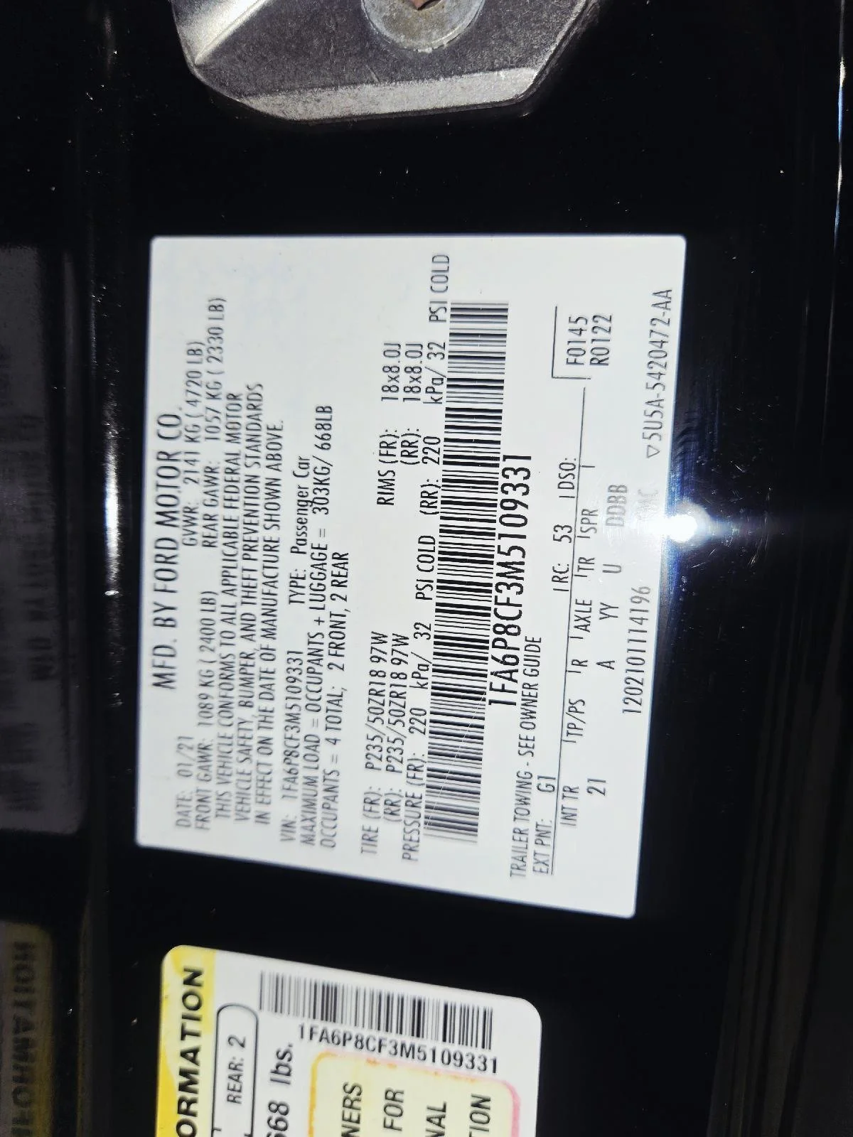 Used 2021 Shadow Black Ford GT image 49