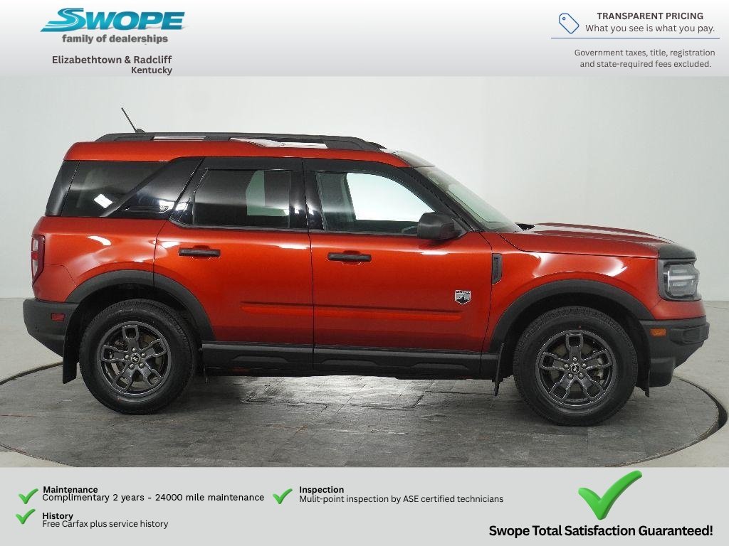 Used 2023 Hot Pepper Red Tinted Clearcoat Ford Big Bend image 3