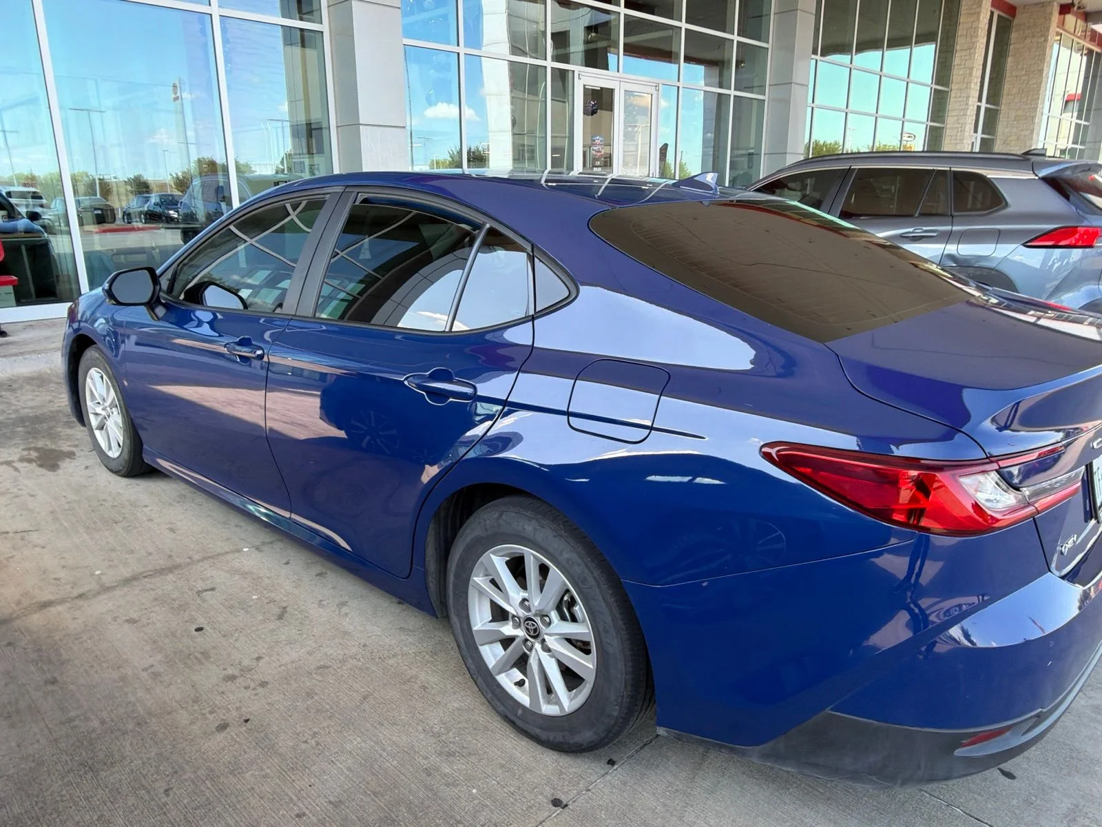 Used 2025 Blue Toyota LE image 13